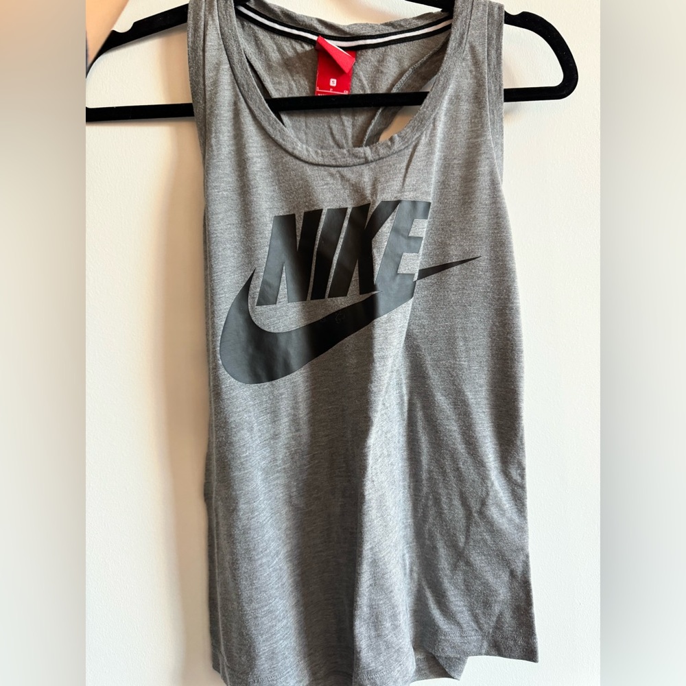 Nike Light Gray Racerback Tank
